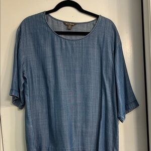 NWOT Tommy Bahama  Denim Blue Blouse